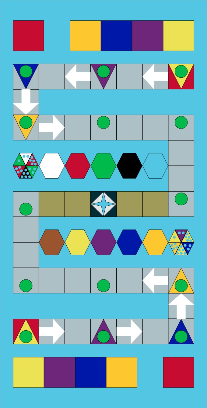 Zarya path board accordion face